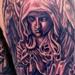 tattoo galleries/ - Black and Gray Memorial Angel Tattoo - 56526